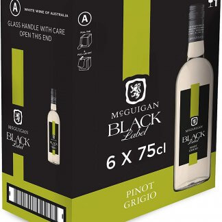 Case of McGuigan Black Label Pinot Grigio Wine