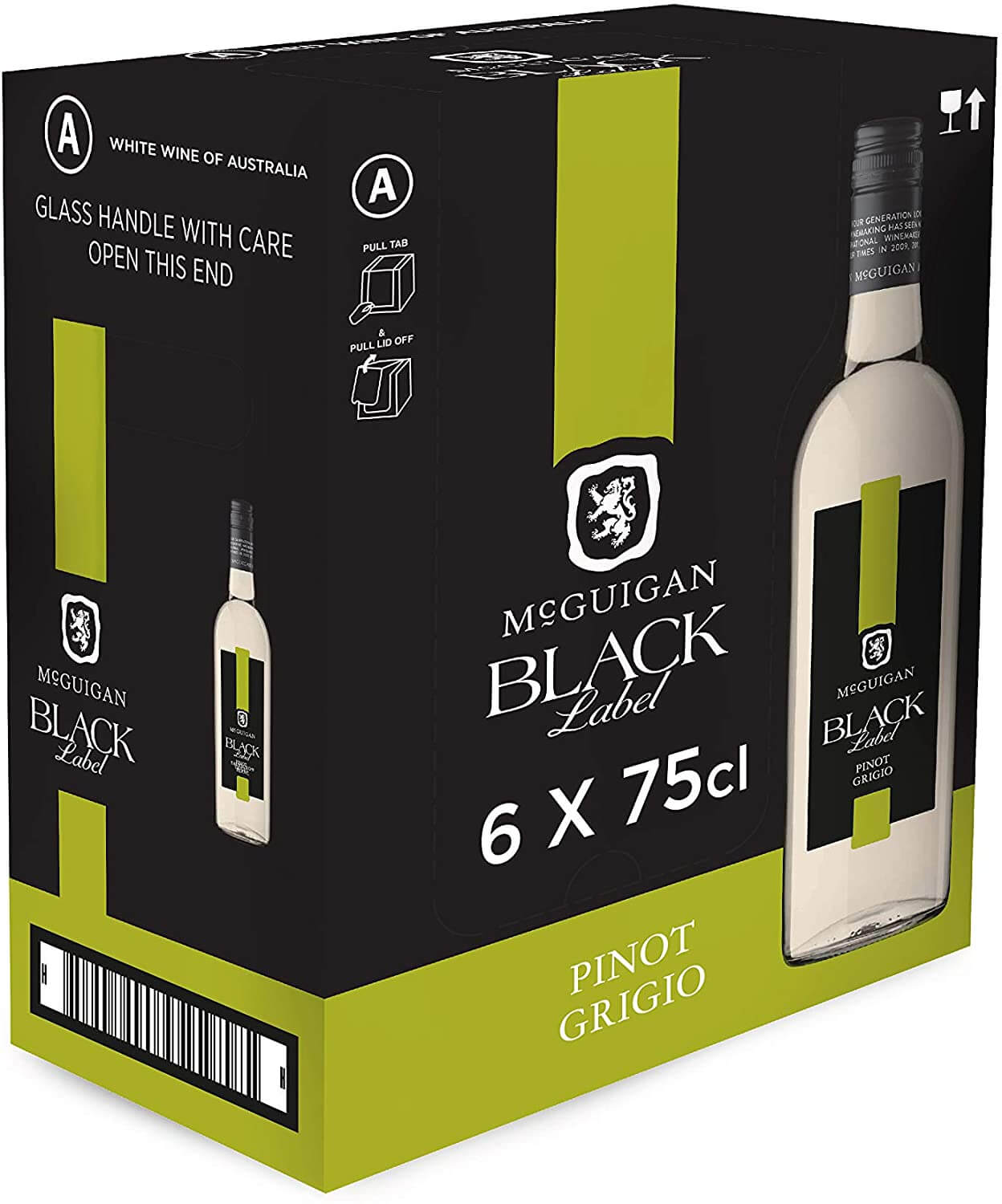 منهاج دراسي كشف عدم الكفاءة  Case of McGuigan Black Label Pinot Grigio Wine (6 x 75cl bottles) - Wine  Case Offers