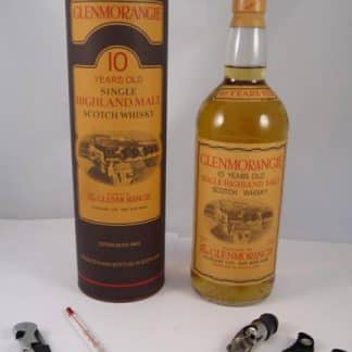 1980's Glenmorangie 10 year Old Single Malt Whisky in Presentation Tube (1 Litre)