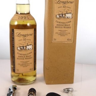 1991 Longrow 10 Year Old Campbeltown Scotch Whisky 1991 Distillery Bottling Original Box