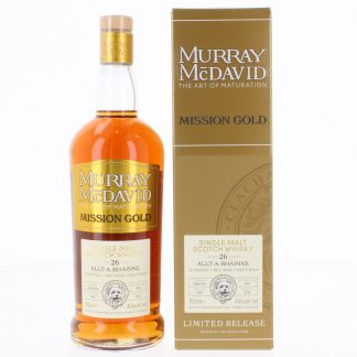 Allt A Bhainne 26 Year Old Mission Gold Murray McDavid Single Malt Scotch Whisky - 70cl 41.6%