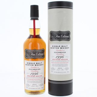 Auchroisk 25 Year Old 1996 First Editions Single Cask Single Malt Scotch Whisky - 70cl 48%
