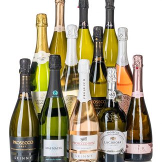 Big Bubbles Darling - Ultimate Low Calorie & Low Carb, Keto Prosecco & Sparkling Wine Case - 12 Bottles
