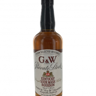 G & W Private Stock Kentucky Sour Mash Bourbon