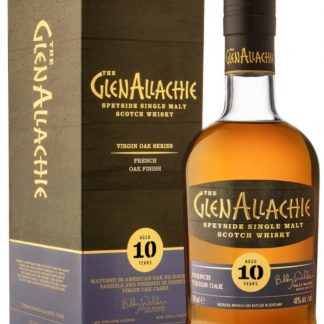 GlenAllachie 10 Year Old French Oak Cask Finish Single Malt Scotch Whisky - 70cl 48%