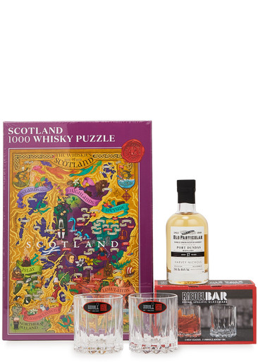 Harvey Nichols The Scotland Whisky Map Jigsaw Puzzle Gift Set