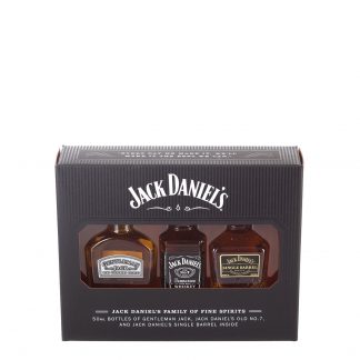 Jack Daniel's Family Miniatures Whiskey Gift Pack 3 x 50ml