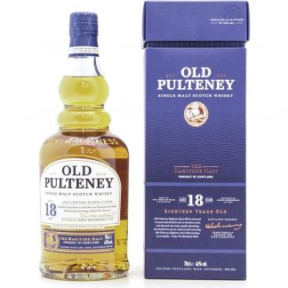 Old Pulteney 18 Year Old Single Malt Scotch Whisky - 70cl 46%