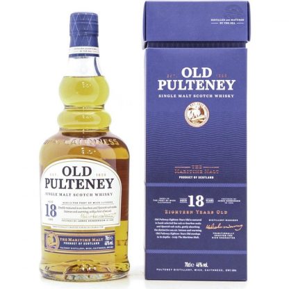 Old Pulteney 18 Year Old Single Malt Scotch Whisky - 70cl 46%