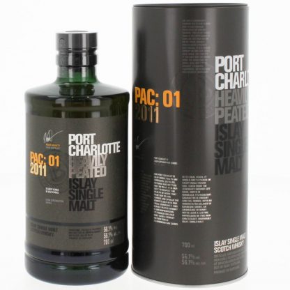 Port Charlotte PAC:01 2011 Single Malt Scotch Whisky - 70cl 56.1%