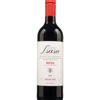Tierras del Isasa Organic Rioja - Low Calorie, Keto-Friendly & Gluten-Free Dry Red Wine - 1 Bottle (750ml)