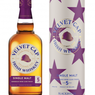 Velvet Cap Single Malt Irish Whiskey Bordeaux Cask Finish 5yr