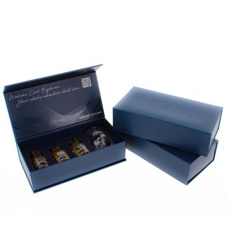 Whisky Gift Set with Glass in a Gift Box with Online Tasting Notes and Glencairn Whisky Glass. 3 x 30ml 40%
