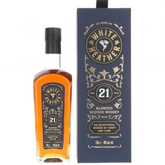 White Heather 21 Year Old Blended Scotch Whisky - 70cl 48%